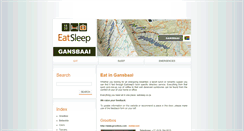 Desktop Screenshot of gansbaai.eatsleep.co.za