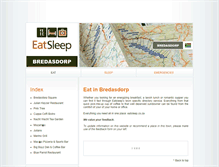 Tablet Screenshot of bredasdorp.eatsleep.co.za