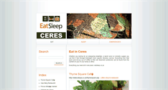 Desktop Screenshot of ceres.eatsleep.co.za