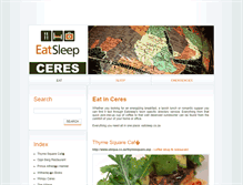 Tablet Screenshot of ceres.eatsleep.co.za