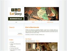 Tablet Screenshot of bonnievale.eatsleep.co.za