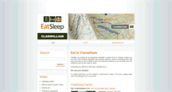 Desktop Screenshot of clanwilliam.eatsleep.co.za